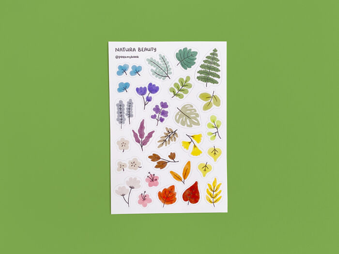 Natura Beauty Stickers - Peekmybook